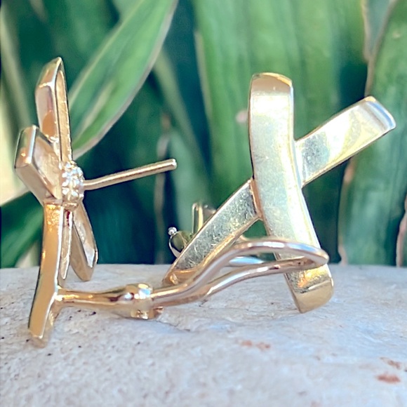 Tiffany 18 karat gold Paloma Picasso earrings - Picture 3 of 7